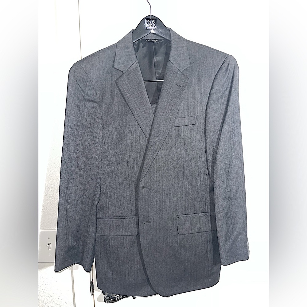 Jos A Banks Dark Grey Suit Set